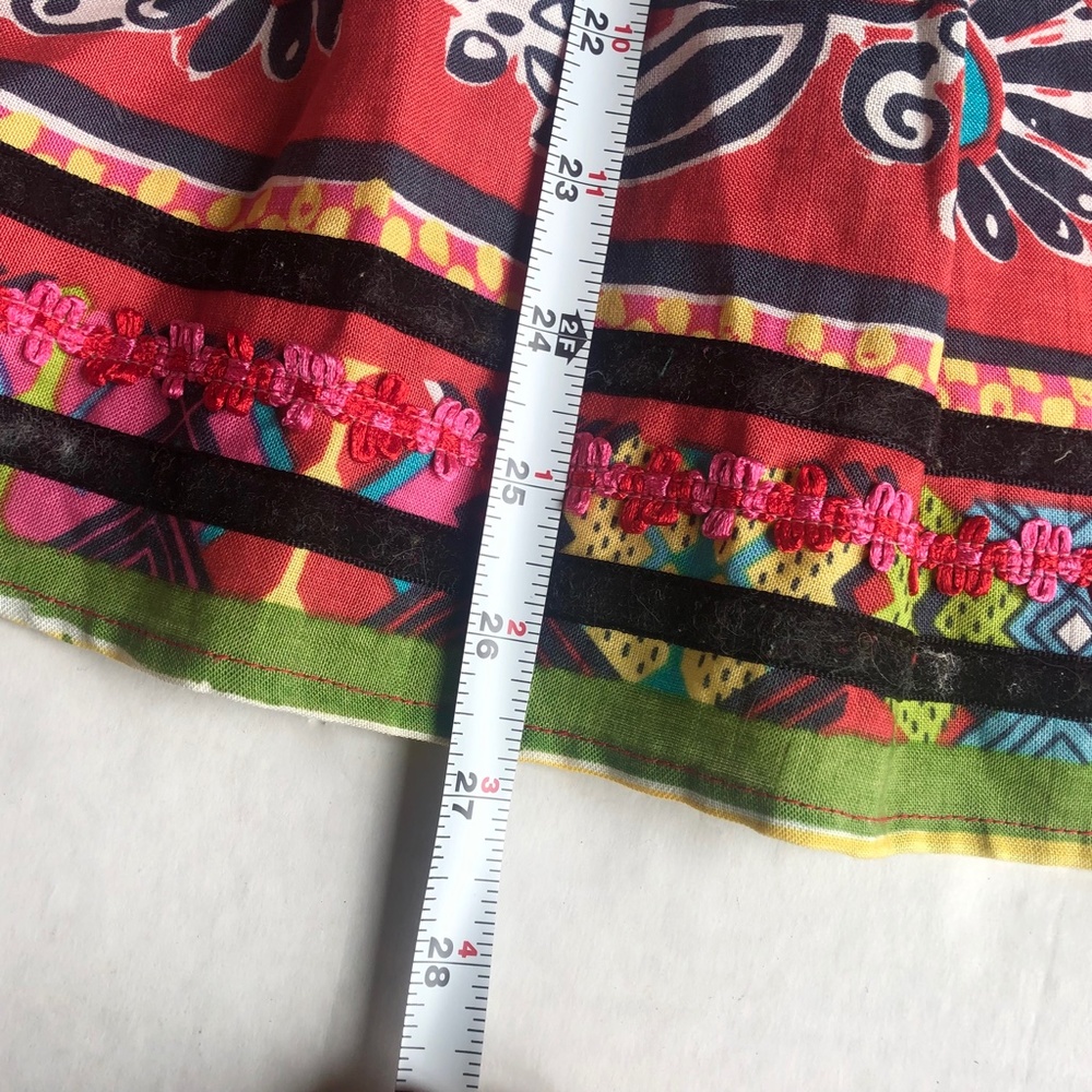 Colorful Patterned Women's Skirt - Picture 5 of 7